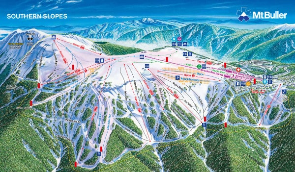 Mount Buller Ski Resort Piste Map