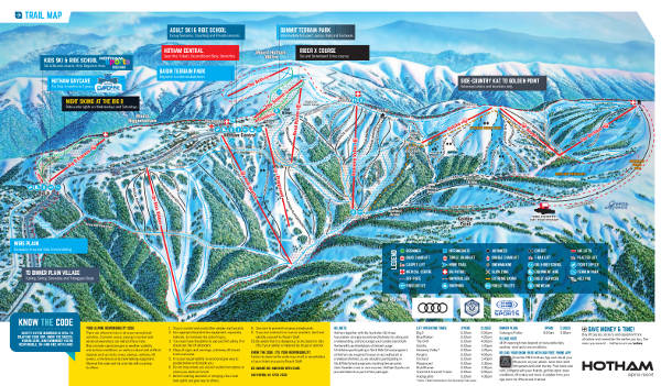 Mount Hotham Ski Resort Piste Map