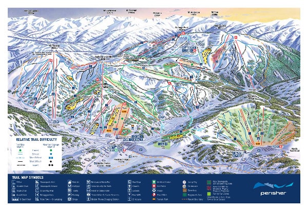 Perisher Ski Resort Piste Map