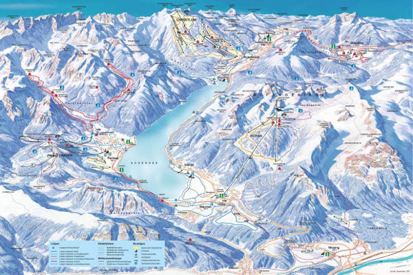 Achensee Ski Resort Piste Map