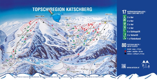 Katschberg Ski Resort Piste Map