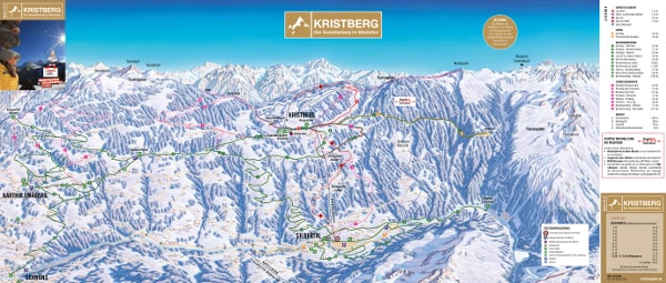 Kristberg Ski Resort Piste Map