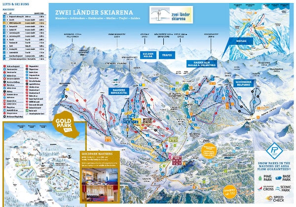 Nauders Ski Resort Piste Map