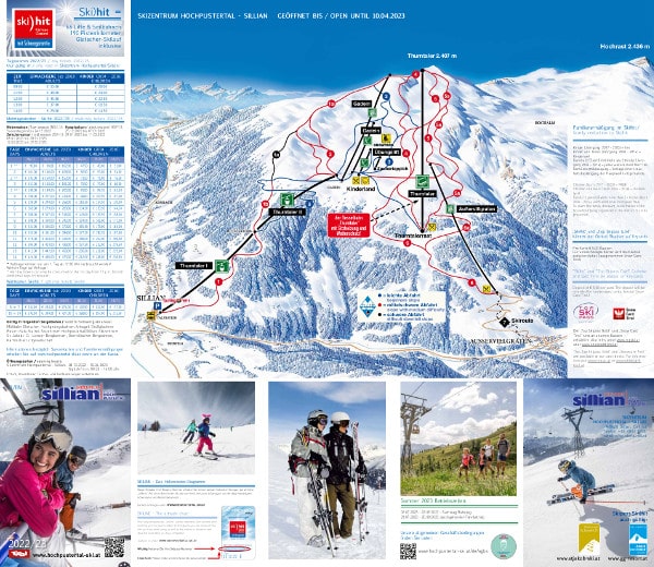 Sillian Ski Resort Piste Map