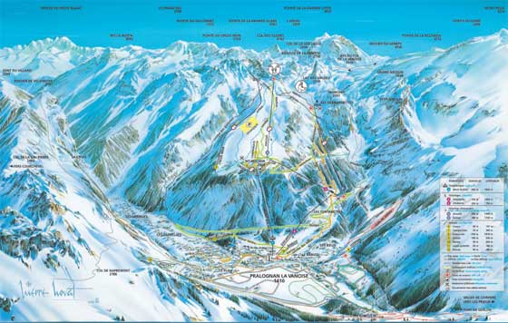 Pralognan La Vanoise Ski Resort Piste Map