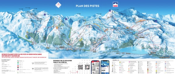 Tignes Ski Resort Piste Map