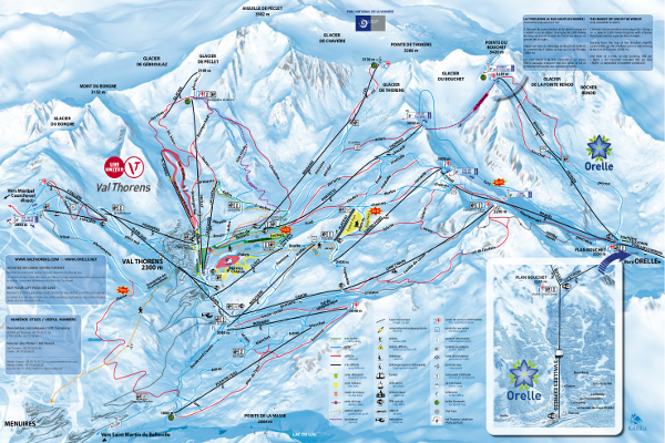 Val Thorens Piste Map