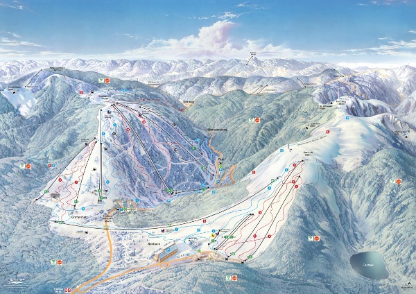 Feldberg Ski Resort Piste Map