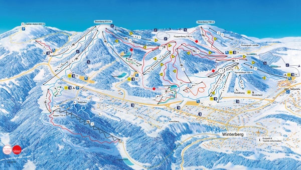 Karussell Ski Resort Piste Map