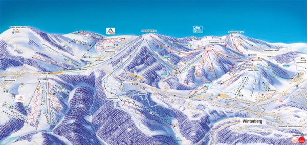 Karussell Ski Resort Piste Map