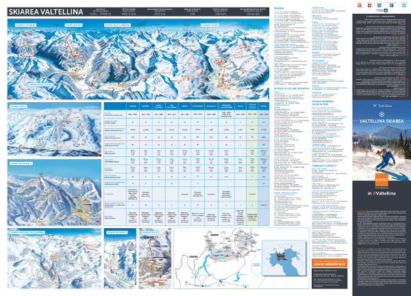 Valtellina Ski Resort Piste Map