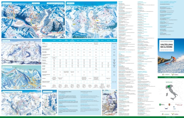 Valtellina Ski Resort Piste Map