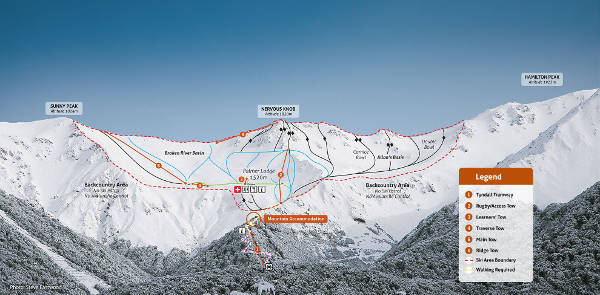 Broken River Ski Resort Piste Map