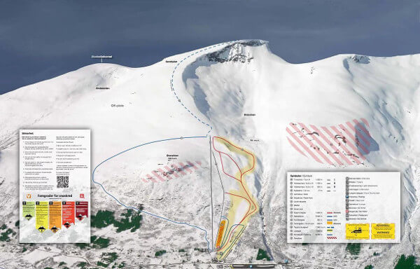 Arena Overøye Ski Resort Piste Map