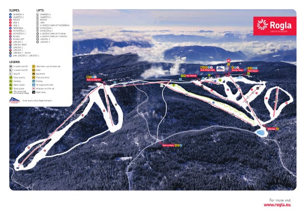 Rogla Piste Map