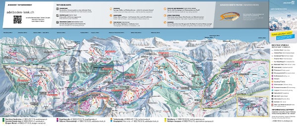 Adelboden Ski Resort Piste Map