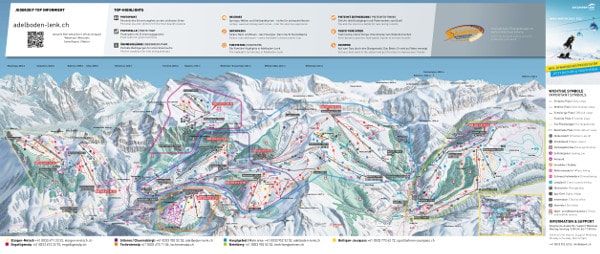 Adelboden Ski Resort Piste Ski Map