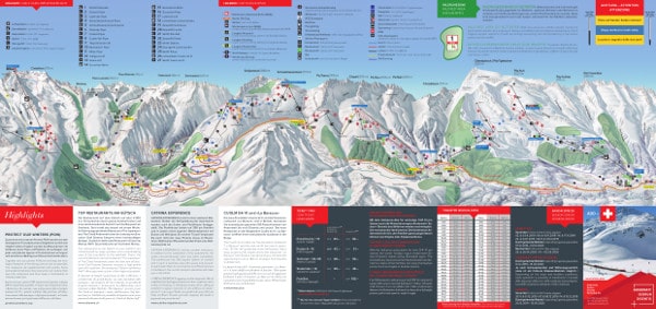 Andermatt Ski Resort Piste Map