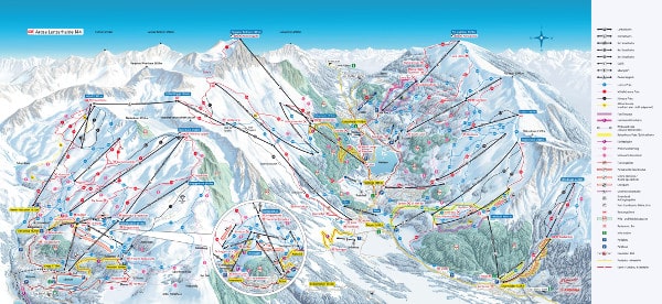 Arosa Ski Resort Piste Map
