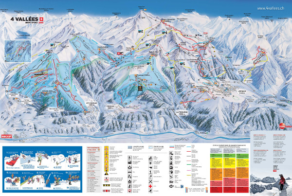 Nendaz Ski Resort Piste Map