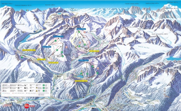Saint Bernard Ski Resort Piste Map