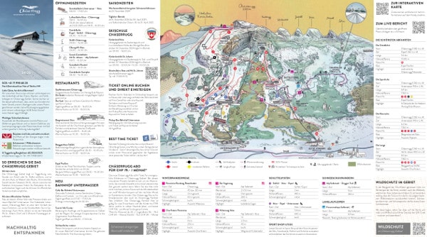 Toggenburg Chaserrugg Ski Resort Piste Map