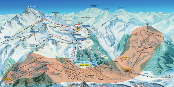 Savoleyres Ski Resort Piste Map