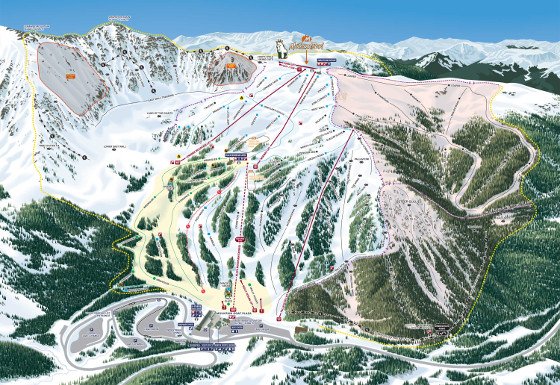 Arapahoe Basin Piste Maps