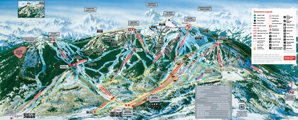 Snowmass Ski Resort Piste Map