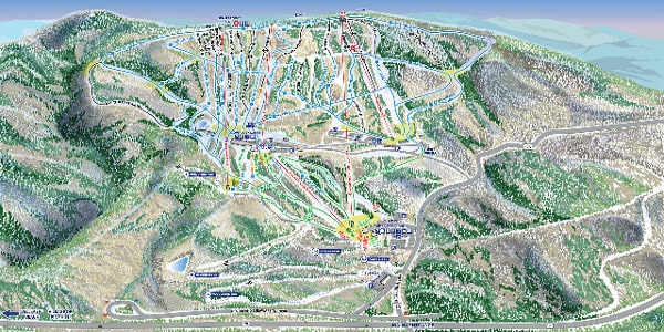 Belleayre Ski Resort Piste Map