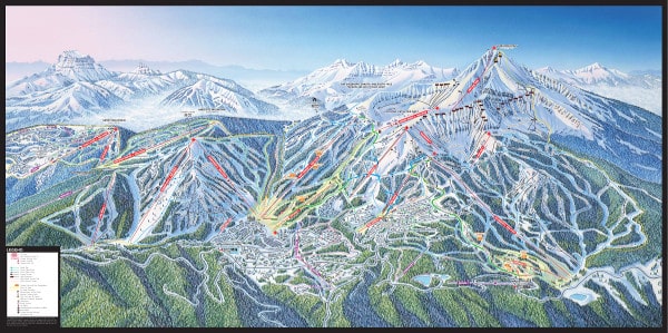 Big Sky Ski Resort Piste Map