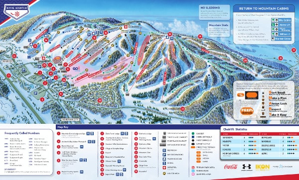 Boyne Mountain Ski Resort Piste Map