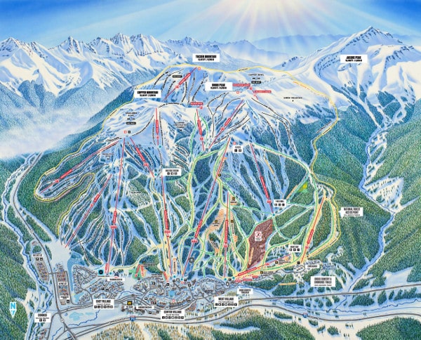 Copper Mountain Resort Piste Map Ski Maps And Resort Info Free Nude ...