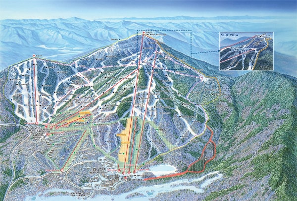 Jay Peak Ski Resort Piste Map