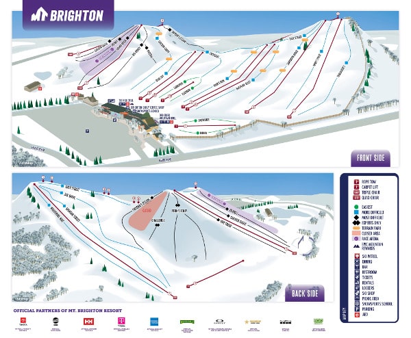 Mount Brighton Ski Resort Piste Map