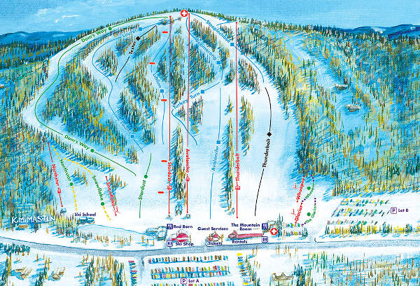 Mount Southington Ski Resort Piste Map