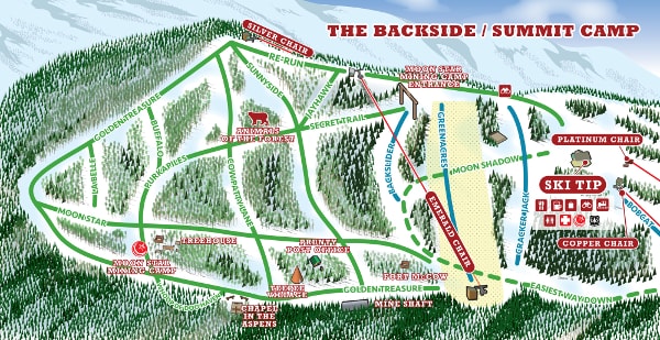 Red River Backside Piste Map