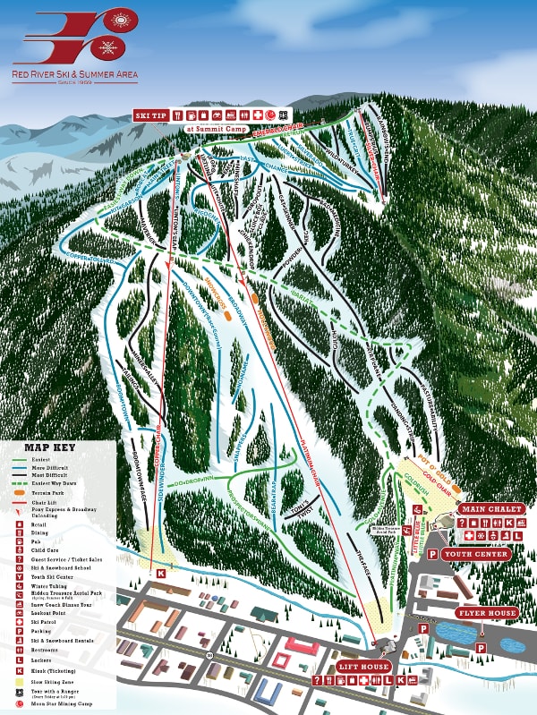Red River Piste Map