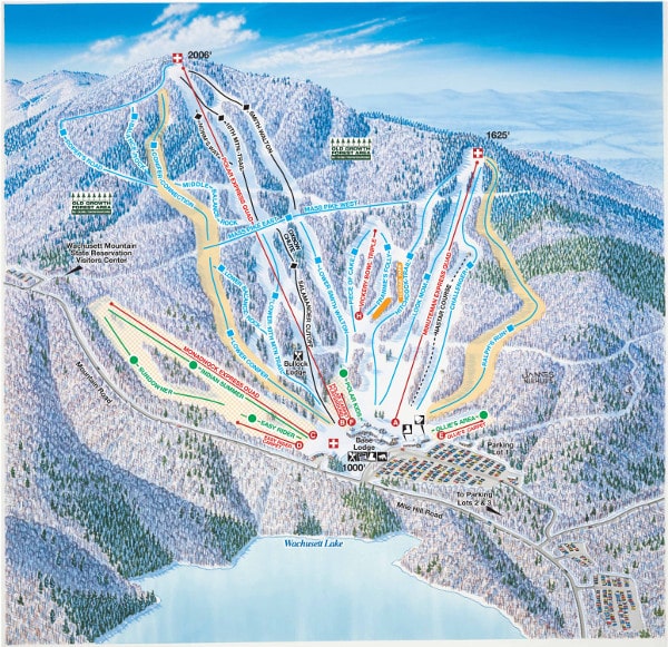 Wachusett Piste Ski Map