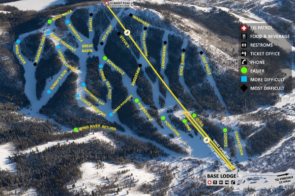 Jackson Hole Ski Resort Piste Map