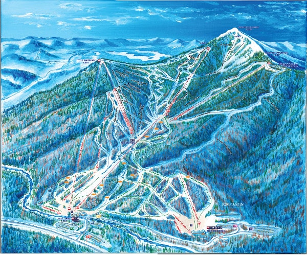 Whiteface Mountain Ski Resort Piste Map