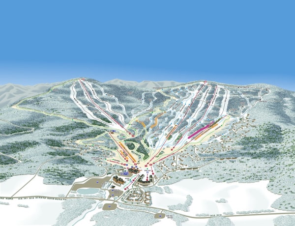 Windham Mountain Ski Resort Piste Ski Map