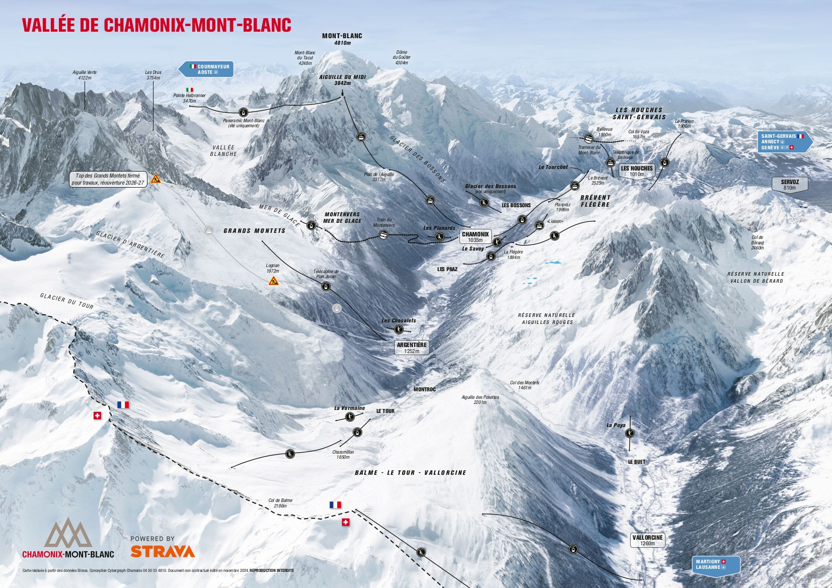 Chamonix Piste Map