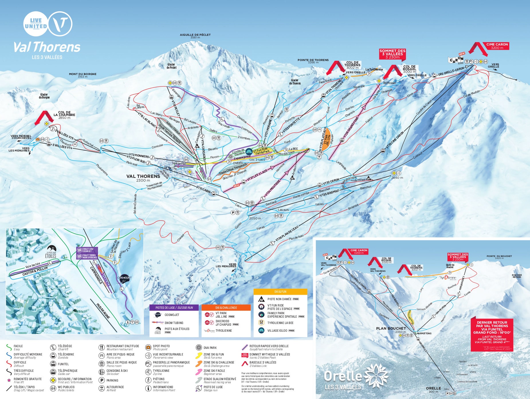 Val Thorens Piste Map