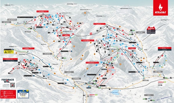 Kitzbuhel Piste Ski Map