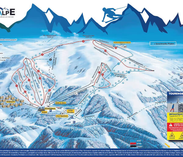 Koralpe Piste Ski Map