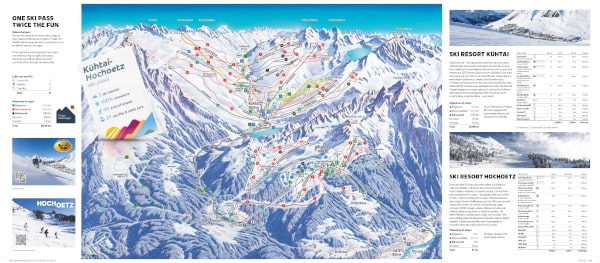 Oetz Ski Resort Piste Map