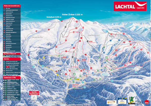Lachtal Ski Resort Piste Map