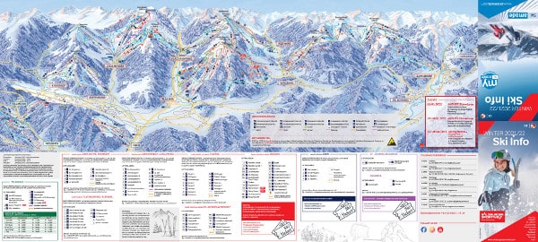 Sportwelt Piste Map
