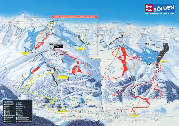Solden Piste Maps
